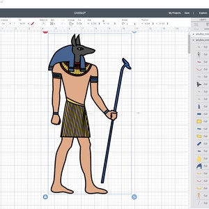 Anubis Egyptian God Clip Art Eps Svg Png Jpg Vector Graphic Clip Art ...