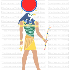 Ra Egyptian God Clip Art SVG PNG JPG Vector Graphic Clip Art Egypt Art