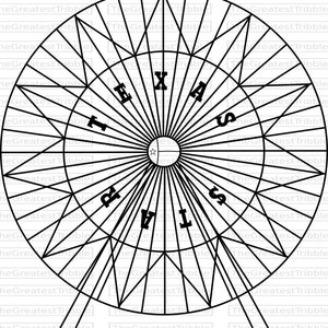 Ferris Wheel Texas Star Ferris Wheel SVG PNG JPG Vector Graphic Clip Art Black and White image 2