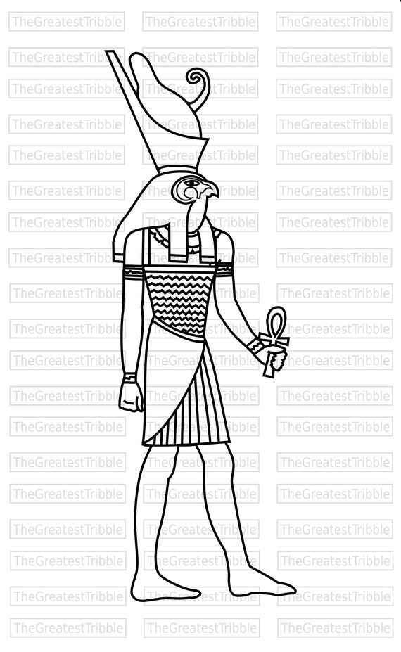 Horus Egyptian Coloring Pages horus-egyptian-coloring-pages