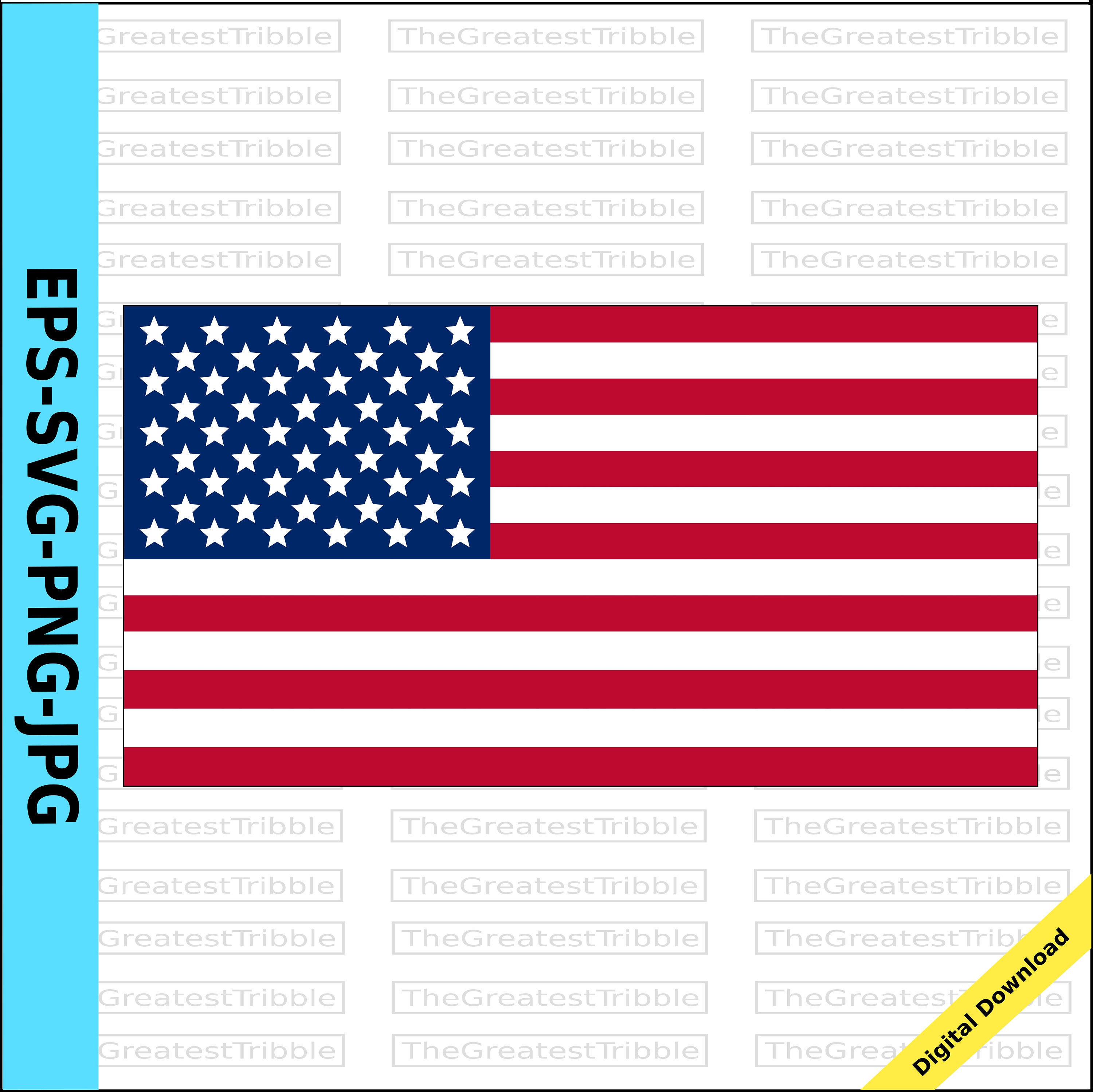 united states flag eps