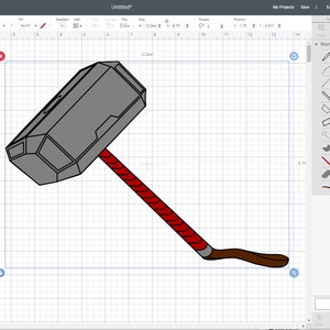 Thor's Hammer Vector Clip Art Mjolnir Clip Art svg png jpg eps Thor's Hammer Outline Mjolnir Outline Thor's Hammer Clip Art Mjolnir Vector image 5