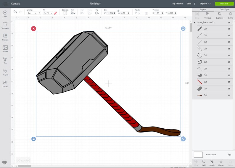 Thor's Hammer Vector Clip Art Mjolnir Clip Art svg png jpg eps Thor's Hammer Outline Mjolnir Outline Thor's Hammer Clip Art Mjolnir Vector image 5