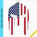 Spartan Helmet Front USA Flag American Flag eps svg png jpg Vector Graphic Clip Art