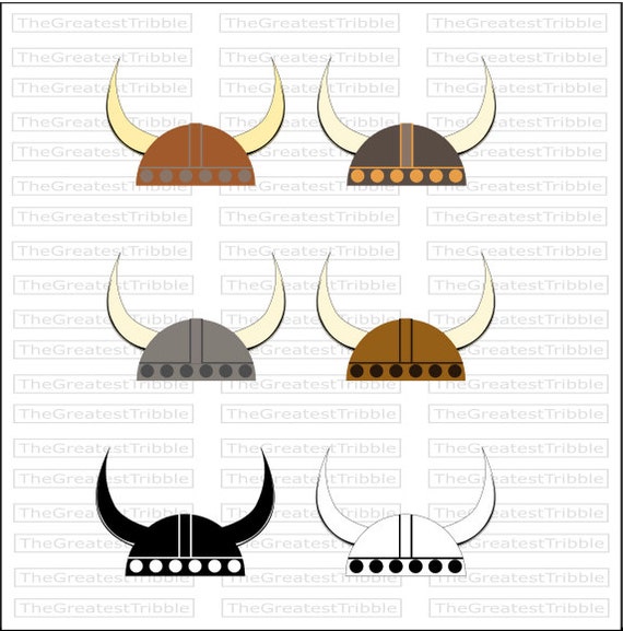 Viking Helmet Front Svg Png Jpg Vector Graphic Clip Art Color Etsy