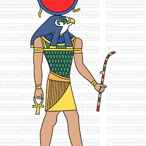 Ra Egyptian God Clip Art SVG PNG JPG Vector Graphic Clip Art Egypt Art image 1