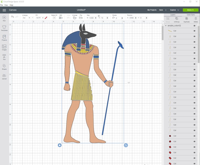 Anubis Egyptian God Clip Art Eps Svg Png Jpg Vector Graphic - Etsy Canada