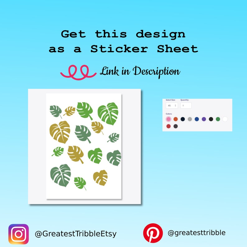 Download Monstera Leaves Clip Art eps svg png jpg Leaves Monstera ...