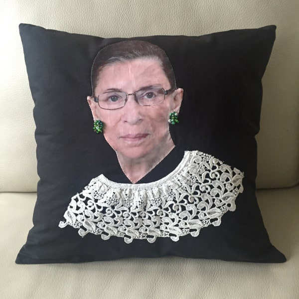 Ruth Bader Ginsberg (RBG) Pillow