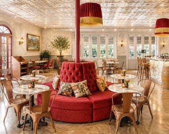 Round Sofa for a restaurant seating