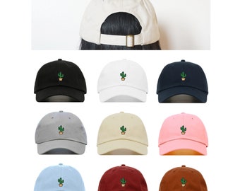 CACTUS Baseball Hat Embroidered Dad Cap 