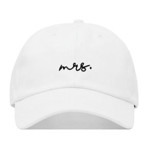 MRS. Baseball Hat, Embroidered Dad Cap • Married Wife Newly Wed • Unstructured Six Panel • Adjustable Strap Back