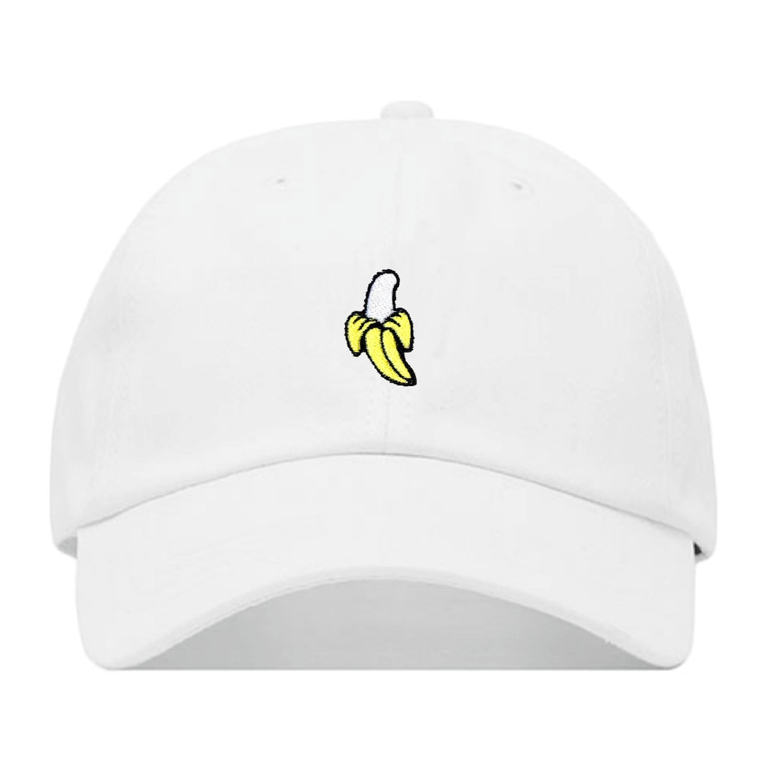 BANANAS Baseball Hat, Embroidered Dad Cap Fruit Tropical Food Monkey Unstructured Six Panel