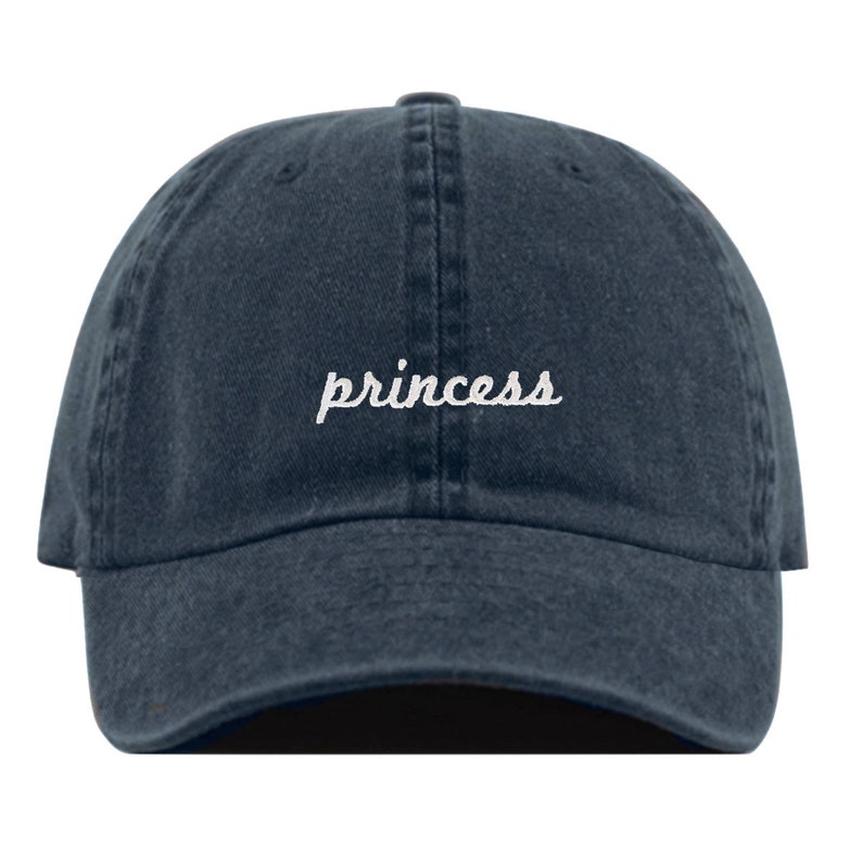 Embroidered Dad Cap \u2022 Queen Royalty Castle \u2022 Unstructured Six Panel \u2022 Adjustable Strap Back PRINCESS Baseball Hat