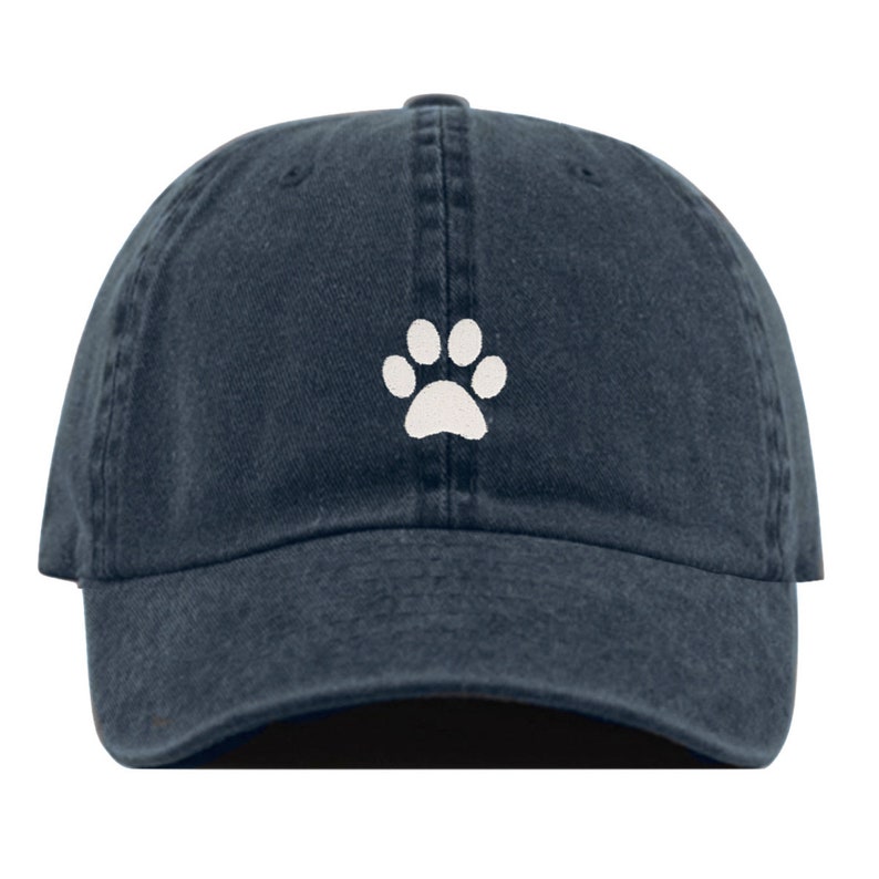 PAW Baseball Hat Embroidered Dad Cap Dog Doggo Puppy Print Etsy