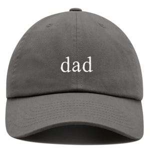 Dad Embroidered Dad Hat | Classic Baseball Cap | Adjustable Cotton Twill Cap | Trendy Minimalist Hat for Men & Women | Fun Father’s Day Gift