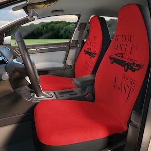 カーシートカバー、おもしろいカーシートカバー、あなたの車用のシートカバー、ユニバーサルカーシートカバー、おもしろい映画の名言、リッキー・ボビーの名言