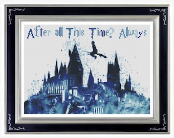 Download  Modern cross stitch pattern School magic cross stitch Always cross stitch pattern Wedding castle cross stitch pattern baby