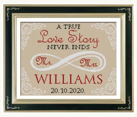 Buy 2 Get 1 Free Modern Love Cross Stitch Pattern Etsy