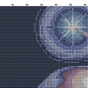 Instant Download PDF Modern cross stitch pattern horse cross stitch pattern unicorn cross stitch pattern rainbow cross stitch embroidery image 2