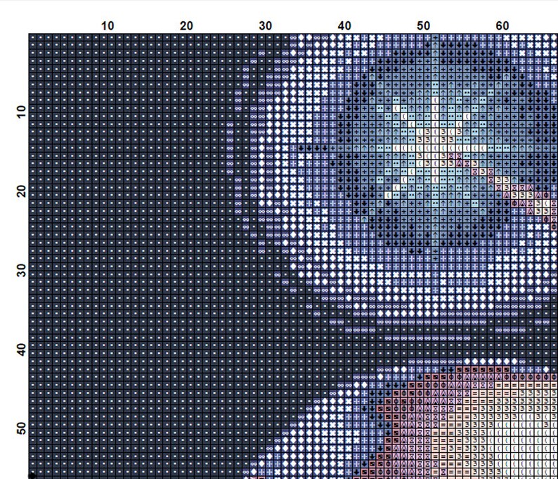 Instant Download PDF Modern cross stitch pattern horse cross stitch pattern unicorn cross stitch pattern rainbow cross stitch embroidery image 2