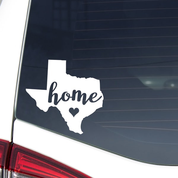 Custom State Decal, Home State Decal, State Decal, Home State Car Decal