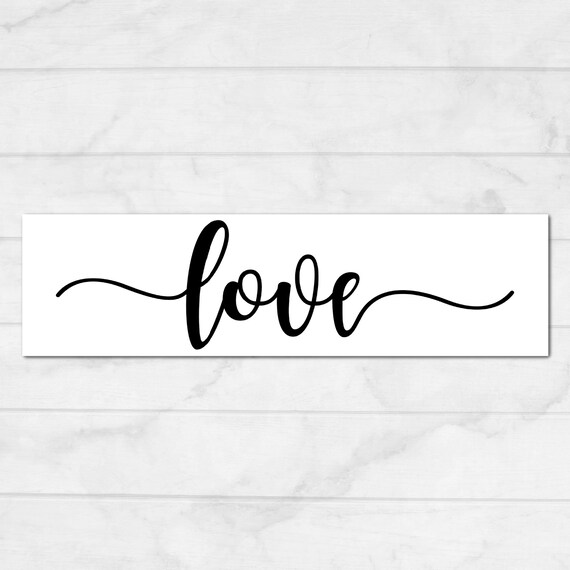 Love Vinyl Decal Love Laptop Decal Love Sticker Love Etsy