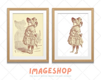 Gorgeous Girl  Vintage Illustration, Collage, Clip art, vector, Digital Download, Printable images, PNG, craft, Printables, journals