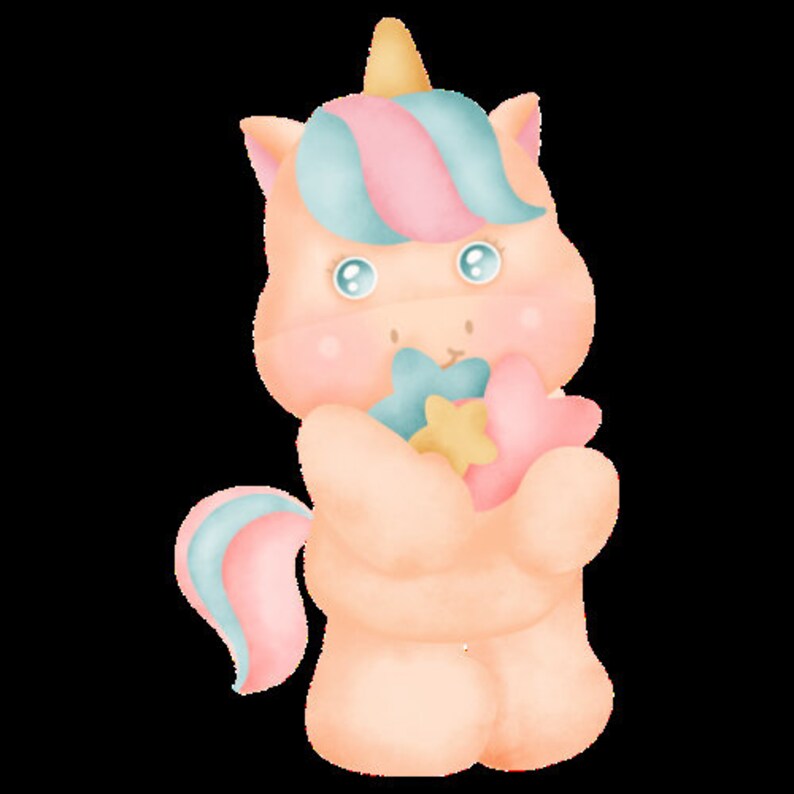 Peach Tea Unicorn Svg Png Clipart PDF Peach Tone Unicorn Cut - Etsy Australia