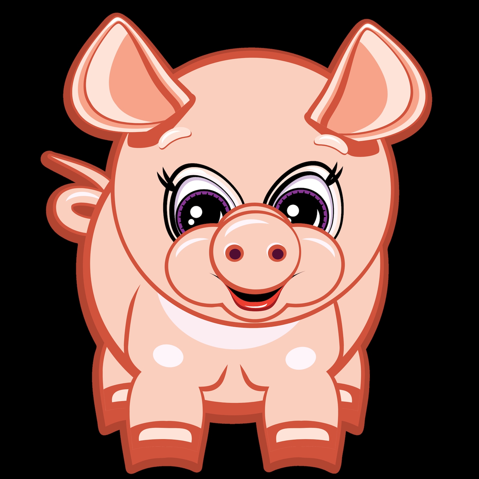 34 Pigs Clipart Digital Download Printable Images PNG - Etsy