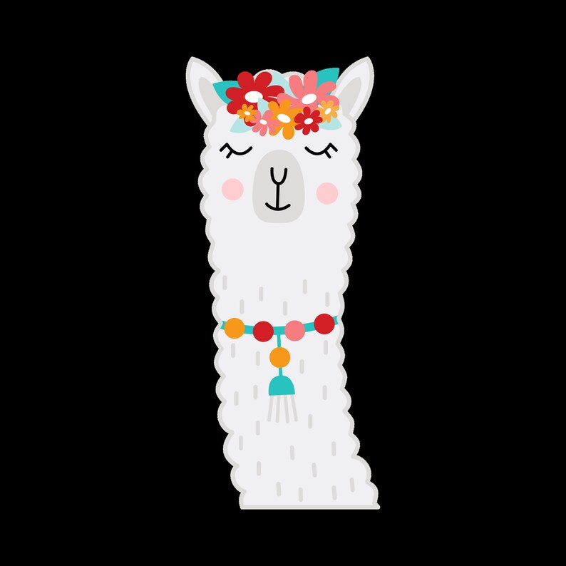 34 Llama Clip Art Digital Download Printable Images PNG - Etsy