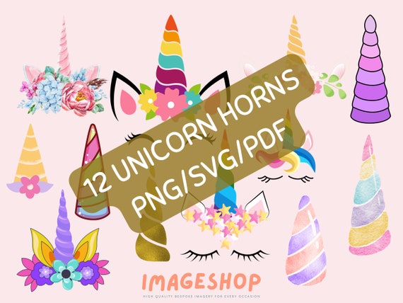 Unicorn Horns Svg Png Clipart PDF Unicorn Horn Unicorn Cut - Etsy Canada