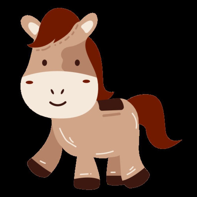 Cute Horse Svg Cute Horses Png Clipart PDF, Cute Horse Clipart, Horse