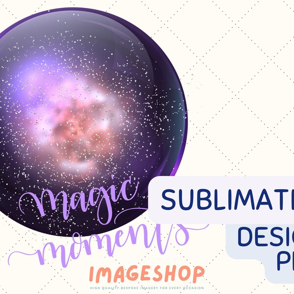 Magic Moments Png - Deep Rich Purple Sublimation Design - Magic Ethereal Witchcraft Instant Digital Download