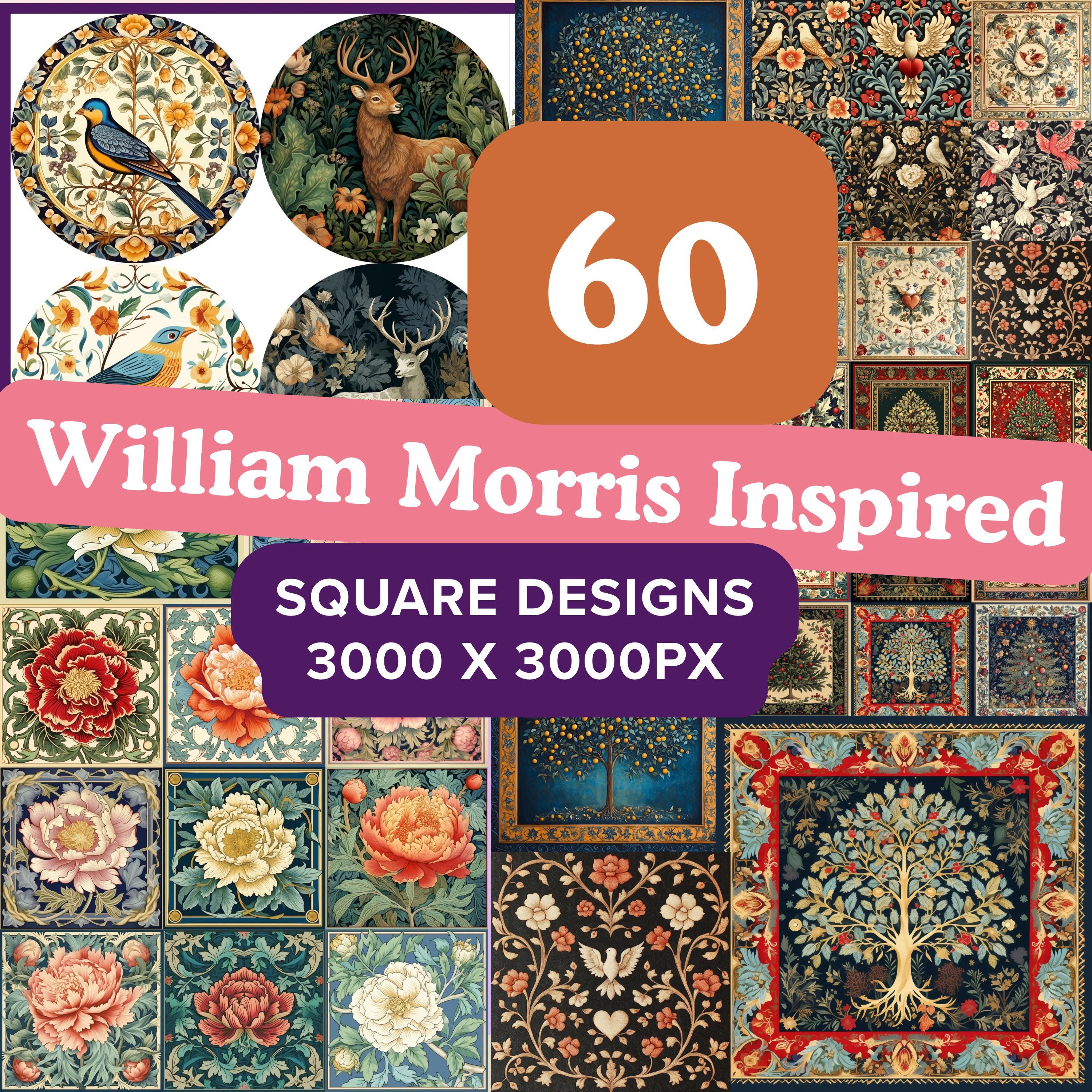 William Morris Ornament - Etsy