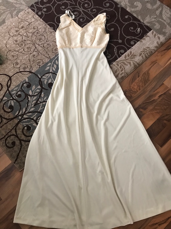 Montgomery Ward Vintage Empire Waist wedding Dress - image 1