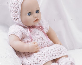 Sirdar 2482 Tricô Padrão PDF download instantâneo padrão de boneca bebê