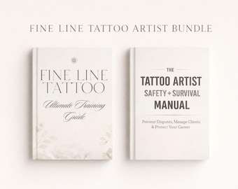 Tattoo Artist Survival Bundle | Fine Line Training + Studio Safety Guide