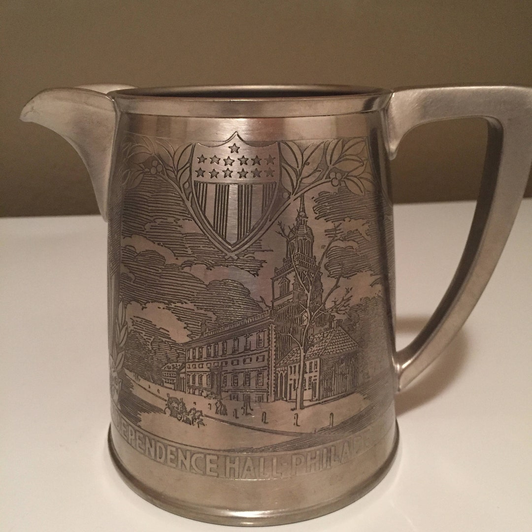Gorham Pewter Pitcher Etsy
