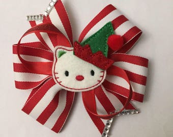 Christmas Hello Kitty Bow