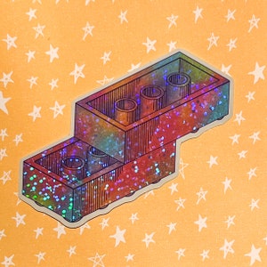 Brick GLITTER Edition (You get 2 stickers!)