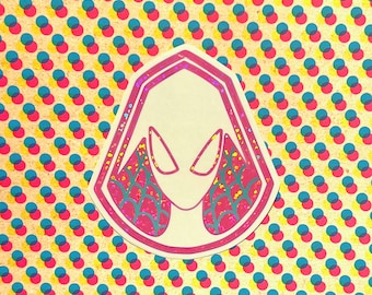 Spider-Gwen - Ghost-spider classic sticker (you get TWO stickers!)