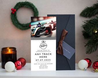 Personalised Grand Prix Ticket, Car Racing, Motor Racing by Cheeky Pooch