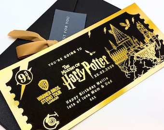 Foiled and Personalised Harry Potter Gift Reveal - Available in a variety of colours