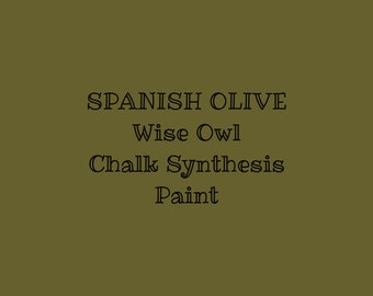 SPANISH OLIVE Wise Owl Chalk Synthesis Paint Green