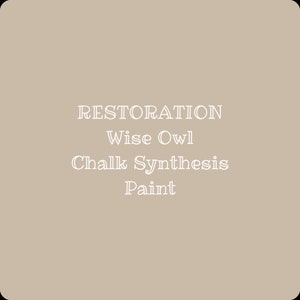 RESTORATION Wise Owl Chalk Synthesis Paint Soft  Gray