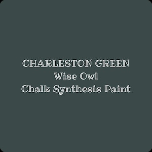 CHARLESTON GREEN Wise Owl Chalk Synthesis Paint Green