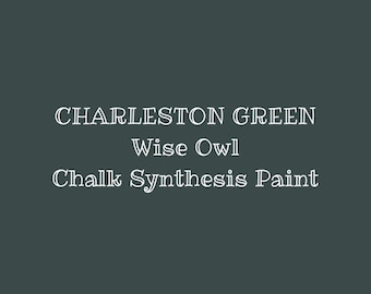 CHARLESTON GREEN Wise Owl Chalk Synthesis Paint Green