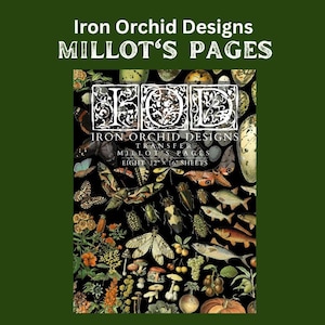 IOD Millot&#39;s Pages Transfer 12x 16 Eight Sheet Pad