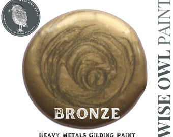 BRONZE Wise Owl Heavy Metals Metallic Gilding Paint